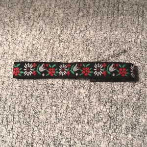 Black floral choker (Final Price)